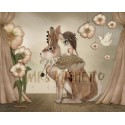 Mrs. Mighetto 50X70" Miss Poppy" print