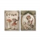 Mrs. Mighetto Greeting cards 2 pack - love