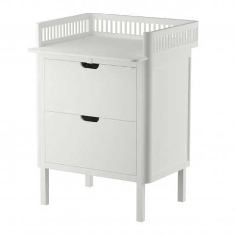 Sebra Changing Table Kili in white - drawers