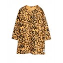 Basic leopard long sleeve dress