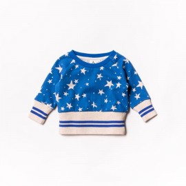 Baby fleece sweater - imperial stars