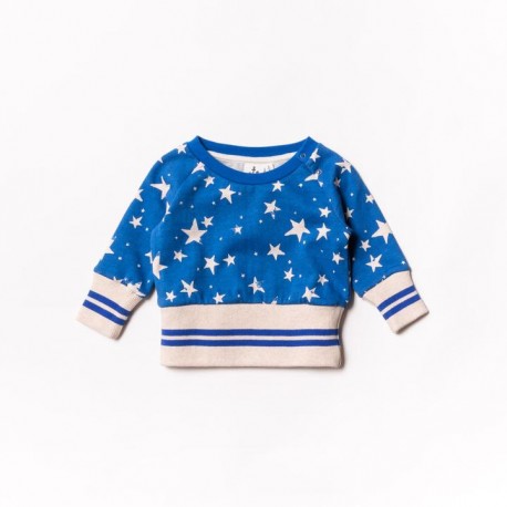 Baby fleece sweater - imperial stars