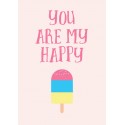You are my happy quote decal