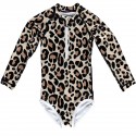 "Leopard Shark" long sleeved swimsuit