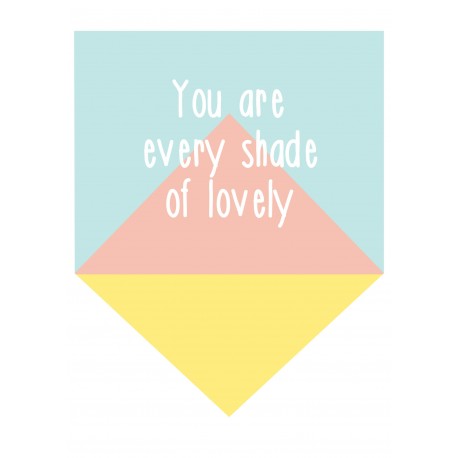 Every shade of lovely quote decal