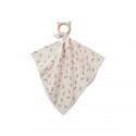 Dines teether cuddle cloth - Fern rose