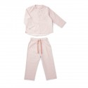 Olly Pyjamas Set - Stripes rose/ white