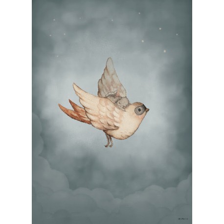 Mrs. Mighetto DEAR SPARROW, 50x70cm