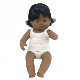 BABY DOLL HISPANIC GIRL 38CM