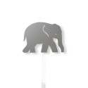 Elephant lamp - warm grey