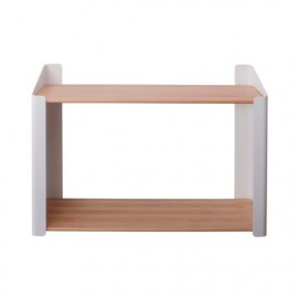 Embrace shelf, double, classic white