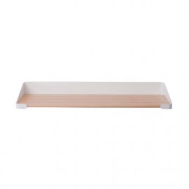 Embrace shelf, single, classic white