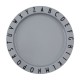 ABC plate- Tritan grey