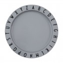 ABC plate- Tritan grey