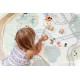 Play and go playmat and storage bag - train map & bear