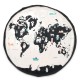 Play and go playmat and storage bag - worldmap