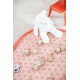 Play and go soft baby playmat and storage bag - Animal faces