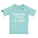 "Tropical state of mind" UV swim tee