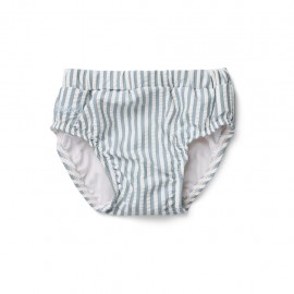 Frej baby boy swim pants - Sea blue/ white