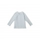 Noah swim tee - Stripe Seablue/white