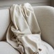 Herringbone blanket - off-white