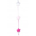 Deco String 3 Stars Fuchsia / Baby Pink / White