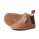 Edith leather slippers - Rabbit tuscany rose