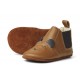 Edith leather slippers - Mr bear mustard