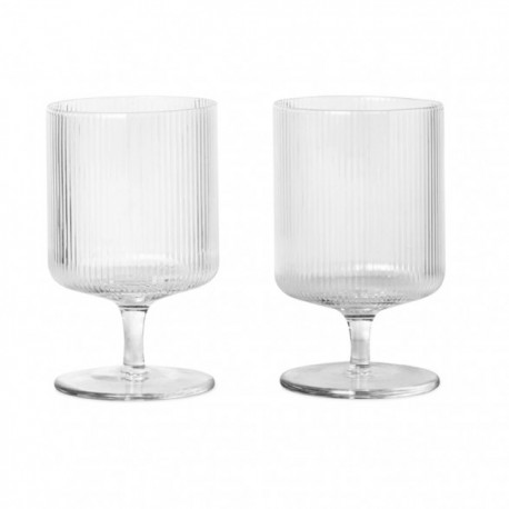 Ripple wine glasses - set of 2