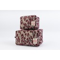 Cube Pouch Leo Bordeaux - Small