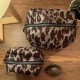 Cube Pouch Leo Bordeaux - Small