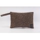 Flat Pouch Metallic Bronze - Medium