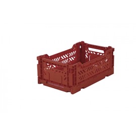 Aykasa folding crate - mini tile red