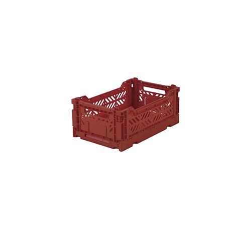 Aykasa folding crate - mini tile red