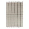 Grid rug offwhite/anthracite