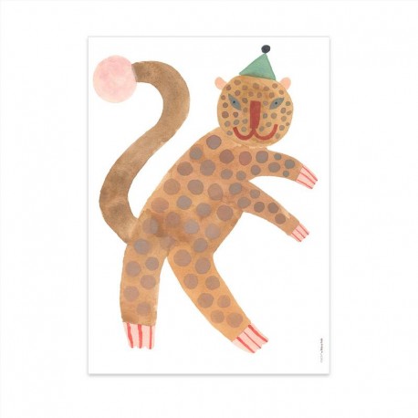 Poster Standing Leopard 50 x70cm