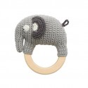 Crochet rattle, Fanto the Elephant