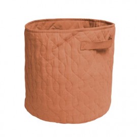 Quilted basket, 48 l., sweet tea brown