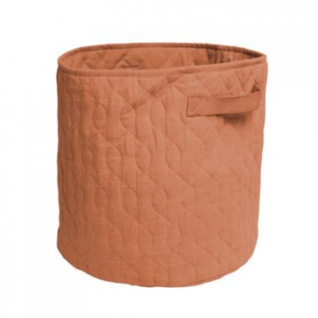 Quilted basket, 48 l., sweet tea brown