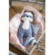 Soft toy, Rebel the racoon, Woodland, bramble blue