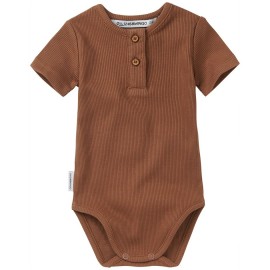 Rib bodysuit - warm earth