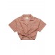 ARLETTE SHIRT - CARAMEL CHECK