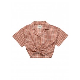 ARLETTE SHIRT - CARAMEL CHECK