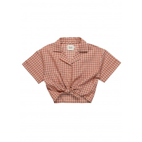 ARLETTE SHIRT - CARAMEL CHECK