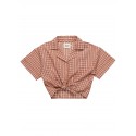 ARLETTE SHIRT - CARAMEL CHECK