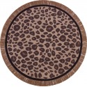 Rug Leopard - round