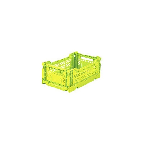 Aykasa folding crate - mini acid yellow