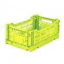 Aykasa folding crate - mini acid yellow