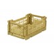 Aykasa folding crate - mini gold