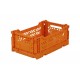 Aykasa folding crate - mini orange